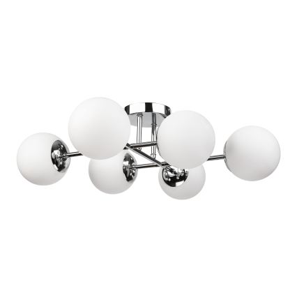 Brilagi - Plafon MALONY 6xE14/20W/230V cromado brilhante