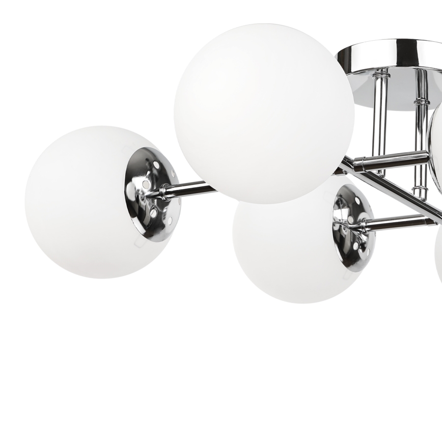 Brilagi - Plafon MALONY 6xE14/20W/230V cromado brilhante
