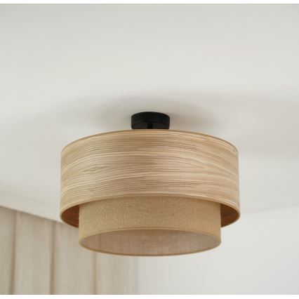 Brilagi - Plafonier MONTANA BOHO 1xE27/15W/230V diâmetro 45 cm castanho