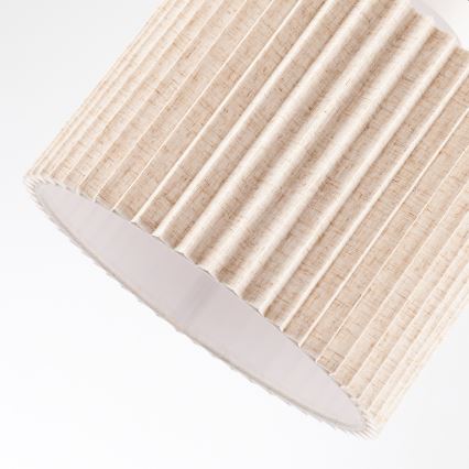 Brilagi - Plafon NORDIC WAVE 1xE27/15W/230V Ø 32 cm linho/branco