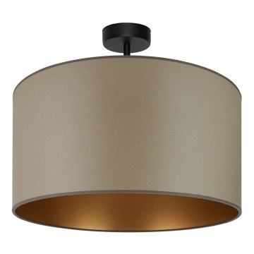 Brilagi - Plafon OREGON ROLLER VEGE 1xE27/15W/230V diâmetro 45 cm cinza