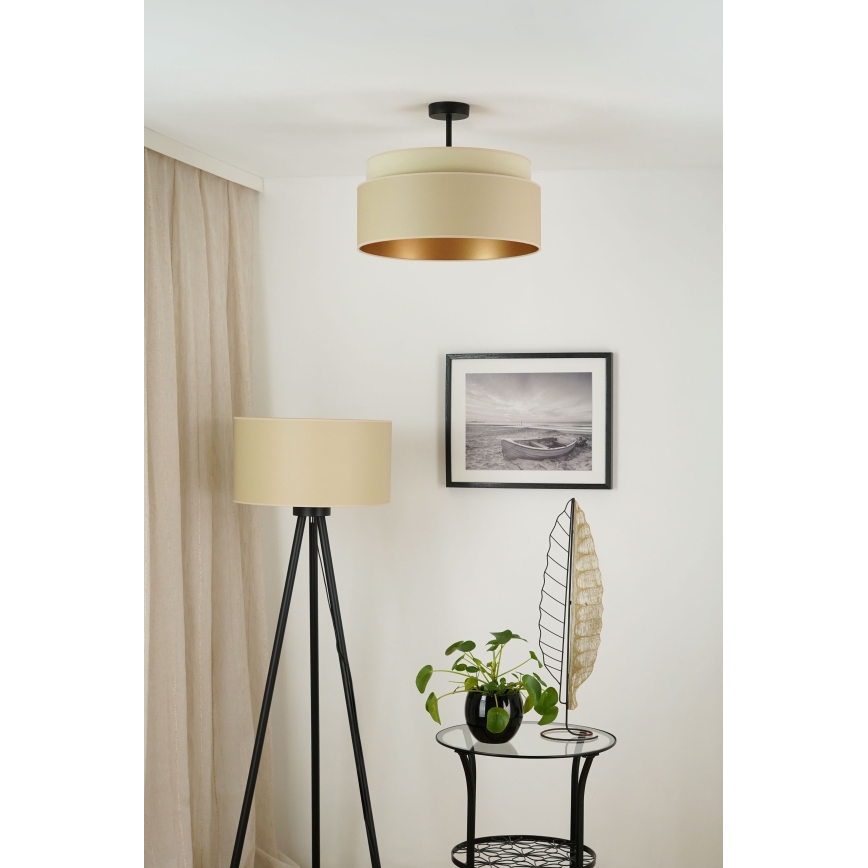 Brilagi - Plafonier OREGON VEGE 1xE27/15W/230V diâmetro 45 cm bege