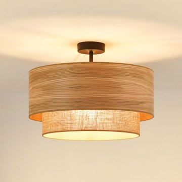 Brilagi - Plafonier MONTANA BOHO 1xE27/15W/230V diâmetro 45 cm castanho