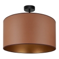 Brilagi - Plafonieră OREGON ROLLER VEGE 1xE27/15W/230V diam. 45 cm maro