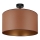 Brilagi - Plafonieră OREGON ROLLER VEGE 1xE27/15W/230V diam. 45 cm maro