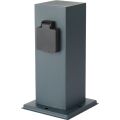 BRILAGI - Poste de exterior com tomada PILLAR 1Z SCHUKO 230V IP44 antracite