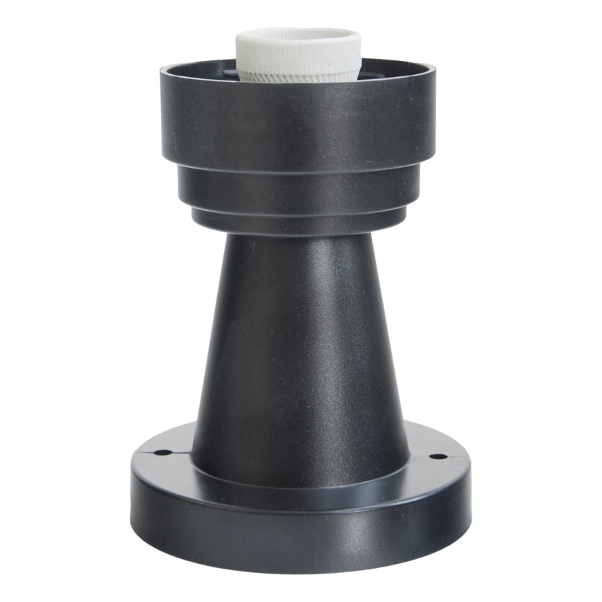 BRILAGI - Poste de iluminação exterior HARBOR 1xE27/40W/230V 20 cm IP33 preto