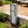 Brilagi - Poste de tomadas para exterior PILLAR 2 tomadas SCHUKO 230V IP44 prateado