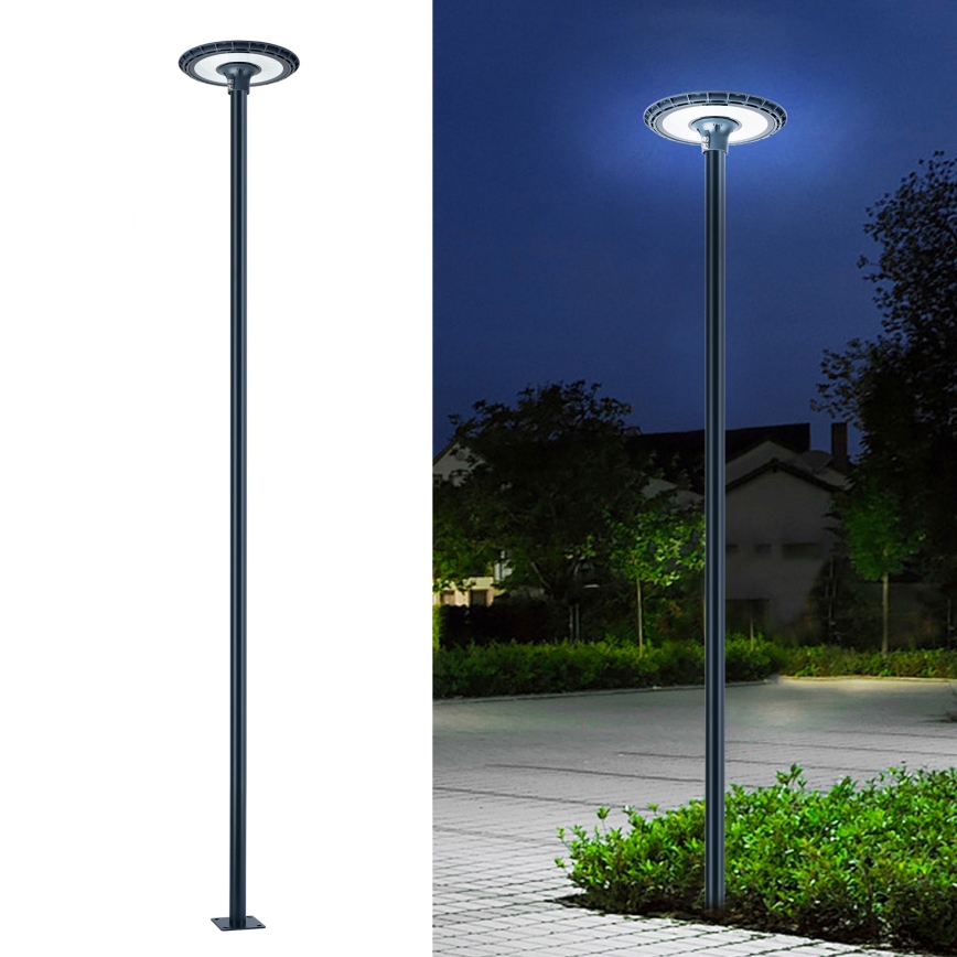 Brilagi - Haste metálica para poste de iluminação exterior URBAN 4 m, diâmetro 58 mm, antracite