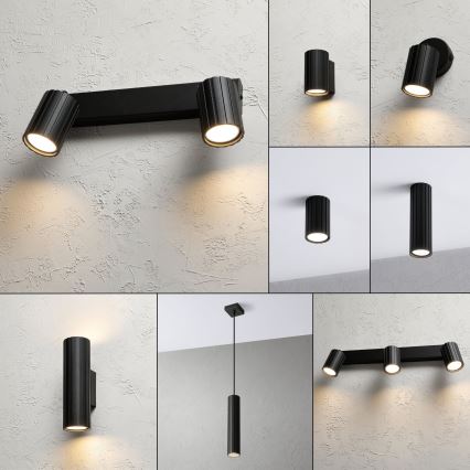 Brilagi - Spot CRISPINA 2xGU10/10W/230V preto