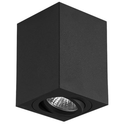Brilagi - Luminária spot LED RGBW dimerizável MIA 1xGU10/6W/230V 3000K 100x80 mm preta + controlo remoto