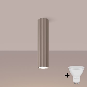 Brilagi - Spot de LED CRESTO 1xGU10/10W/230V 30 cm taupe