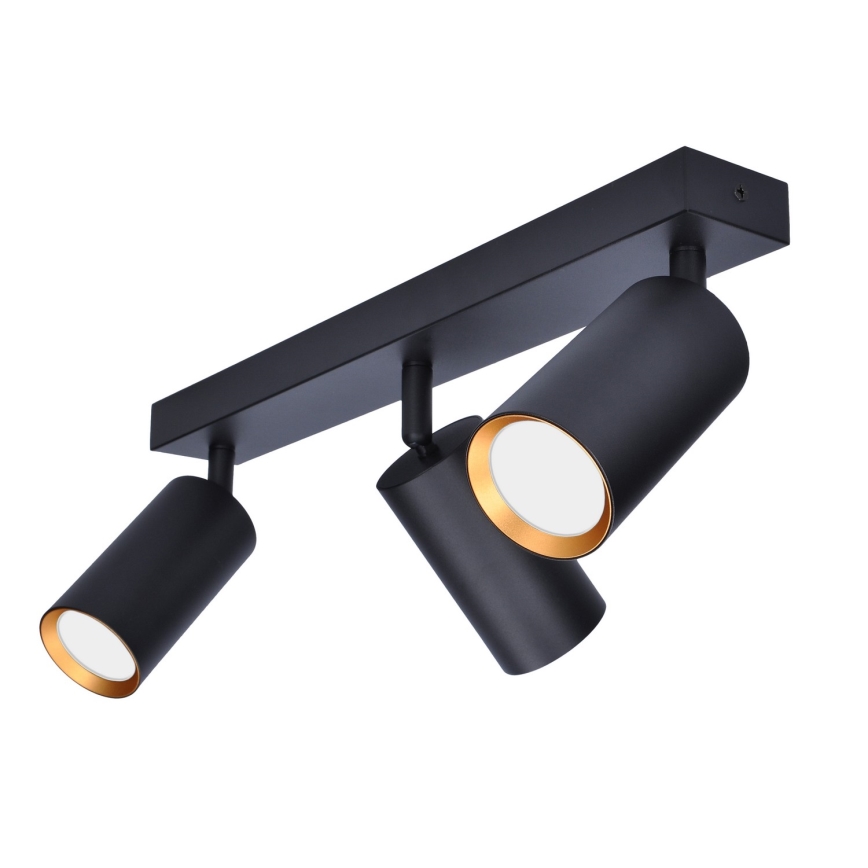 Brilagi - Spot LED RGBW dimerizável SELE 3xGU10/6W/230V 3000K preto/dourado