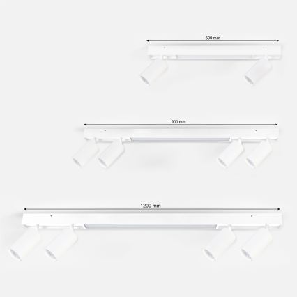 Brilagi - Spot de LED SELE 2xGU10/30W/230V + LED/15W branco