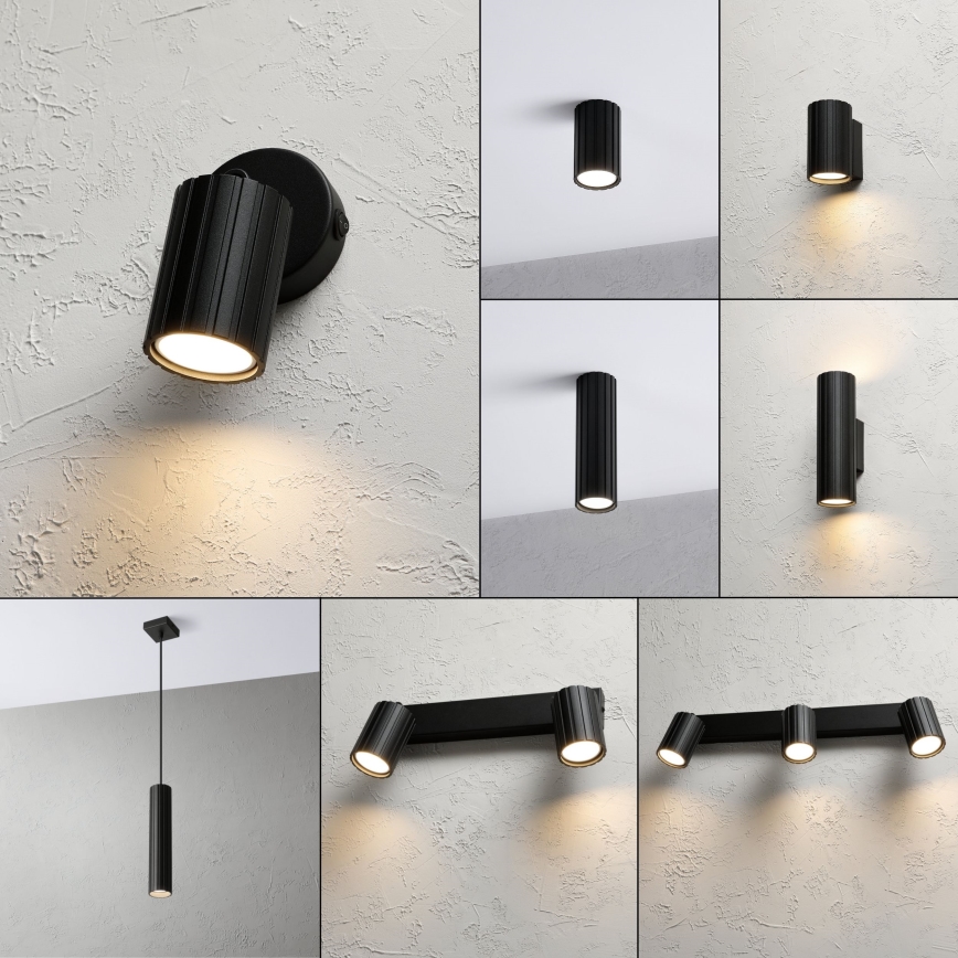 Brilagi - Spot de parede CRISPINA 1xGU10/10W/230V preto