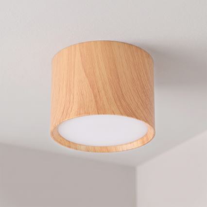 BRILAGI - Spot de tecto SMOOTH 1xGX53/15W/230V 60x82 mm acabamento em carvalho