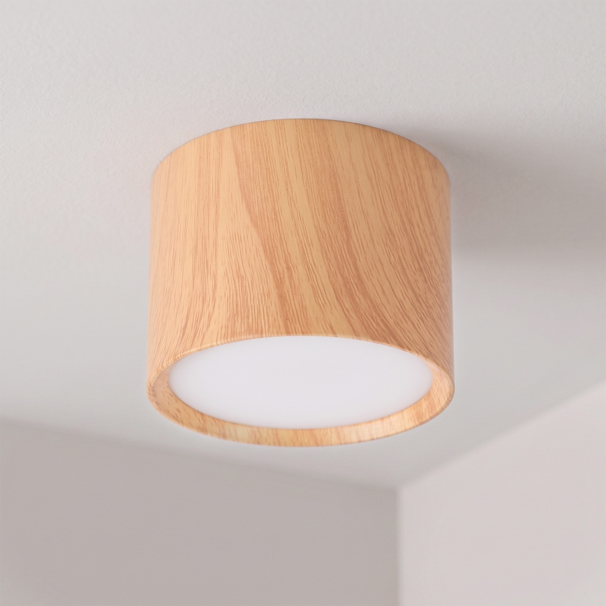 BRILAGI - Spot de tecto SMOOTH 1xGX53/15W/230V 60x82 mm acabamento em carvalho