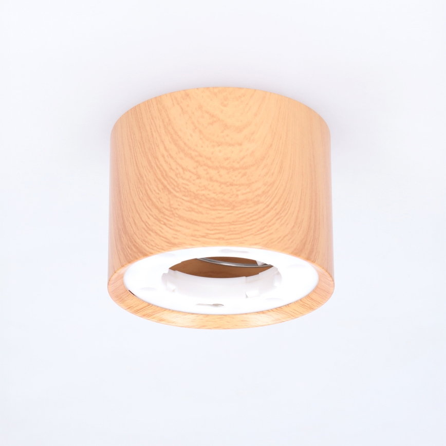 BRILAGI - Spot de tecto SMOOTH 1xGX53/15W/230V 60x82 mm acabamento em carvalho