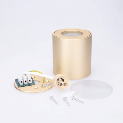BRILAGI - Spot de teto para casa de banho MIA 1xGU10/30W/230V 84x80 mm dourado IP54