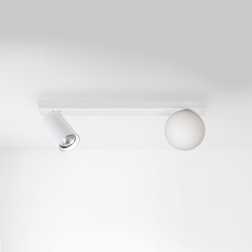 Brilagi - Spot de teto SELE BALL 1xGU10/30W/230V + 1xG9/10W branco