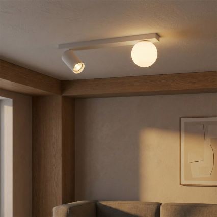 Brilagi - Spot de teto SELE BALL 1xGU10/30W/230V + 1xG9/10W branco