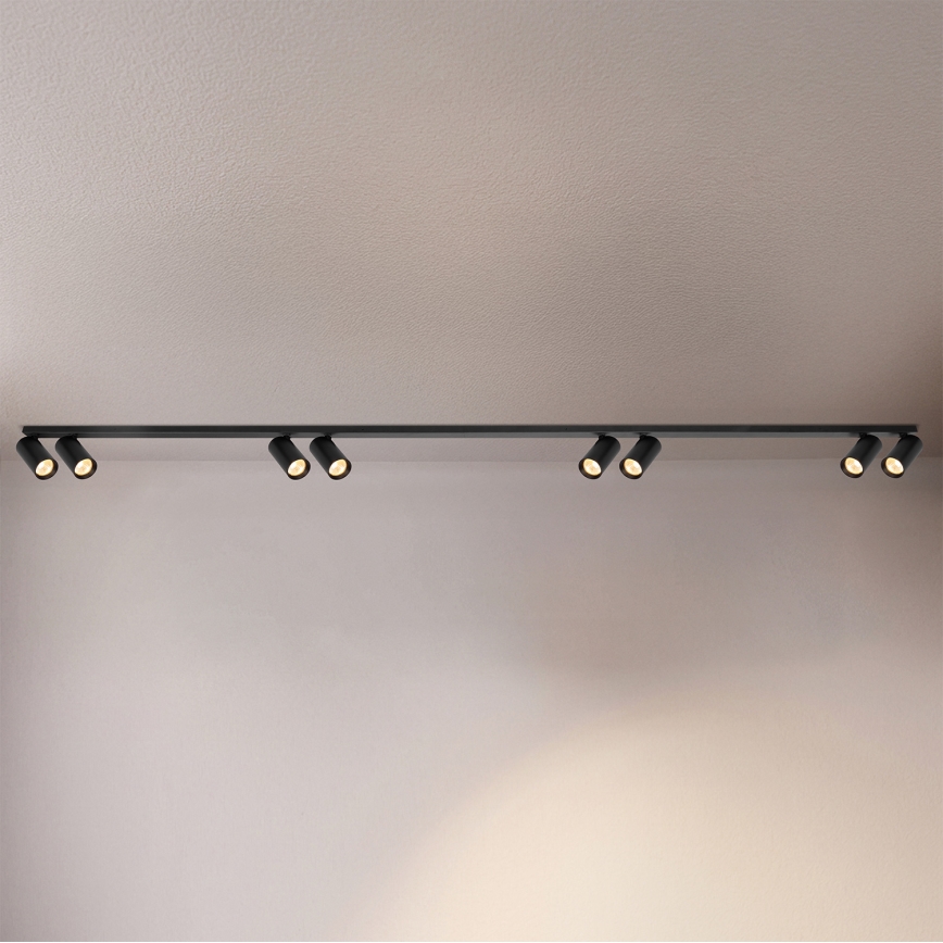 Brilagi - Spot de teto SELE LONG 8xGU10/30W/230V preto