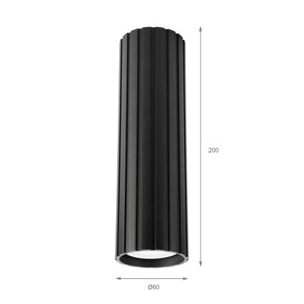 Brilagi - Spot direcionável CRISPINA 1xGU10/10W/230V 20 cm preto