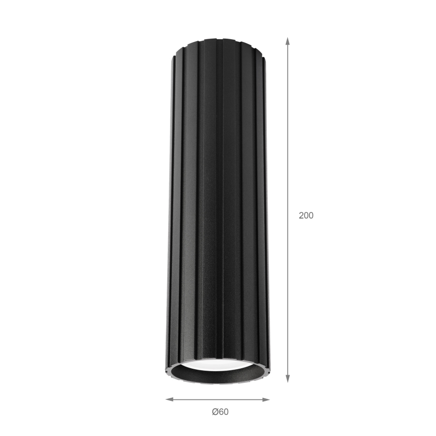 Brilagi - Spot direcionável CRISPINA 1xGU10/10W/230V 20 cm preto