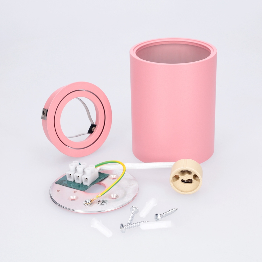 BRILAGI - Spot direcionável MIA 1xGU10/30W/230V 100x80 mm rosa