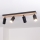Brilagi - Spot direcionável SELE WOOD ACOUSTIC 4xGU10/30W/230V preto/madeira