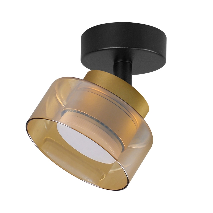 Brilagi - Luminária spot embutida LED RGB+CCT dimerizável AURA LUX 1xGX53/14W/230V 2700-6500K Wi-Fi Tuya preto/dourado