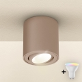 Brilagi - Spot embutido LED RGBW dimerizável MIA 1xGU10/4,8W/230V 3000K 84x80 mm bege + controlo remoto