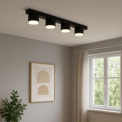 BRILAGI - Spot de embutir LED RGB+CCT regulável MONO 4xGX53/14W/230V 2700-6500K Wi-Fi Tuya preto