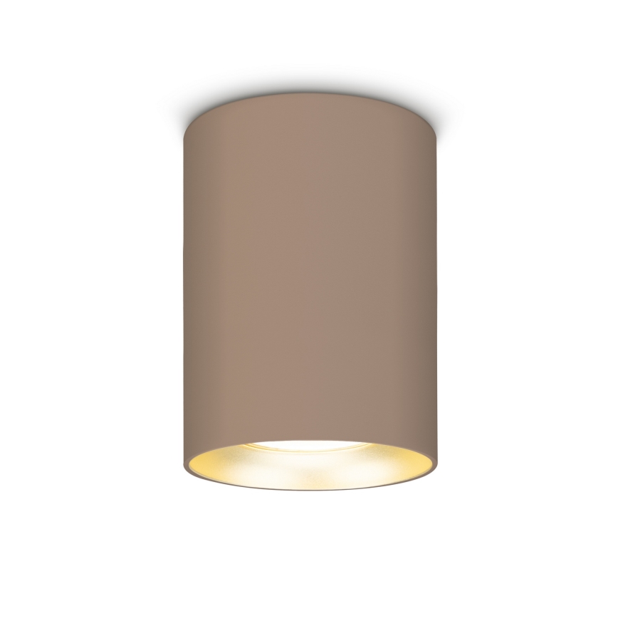 Brilagi - Foco LED RGBW dimerizável TRINE 1xGU10/4,8W/230V 3000K bege/dourado + controlo remoto
