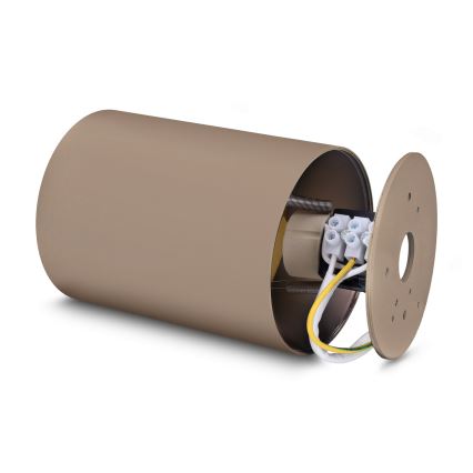 Brilagi - Foco LED RGBW dimerizável TRINE 1xGU10/6W/230V 3000K bege/dourado + controlo remoto