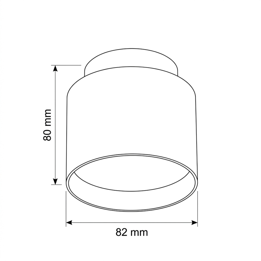 BRILAGI - Spot LED BACKLIT 1xGX53/15W/230V + LED/3W Ø 8 cm acabamento carvalho