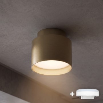BRILAGI - Spot LED BACKLIT 1xGX53/15W/230V + LED/3W, diâmetro 8 cm, dourado
