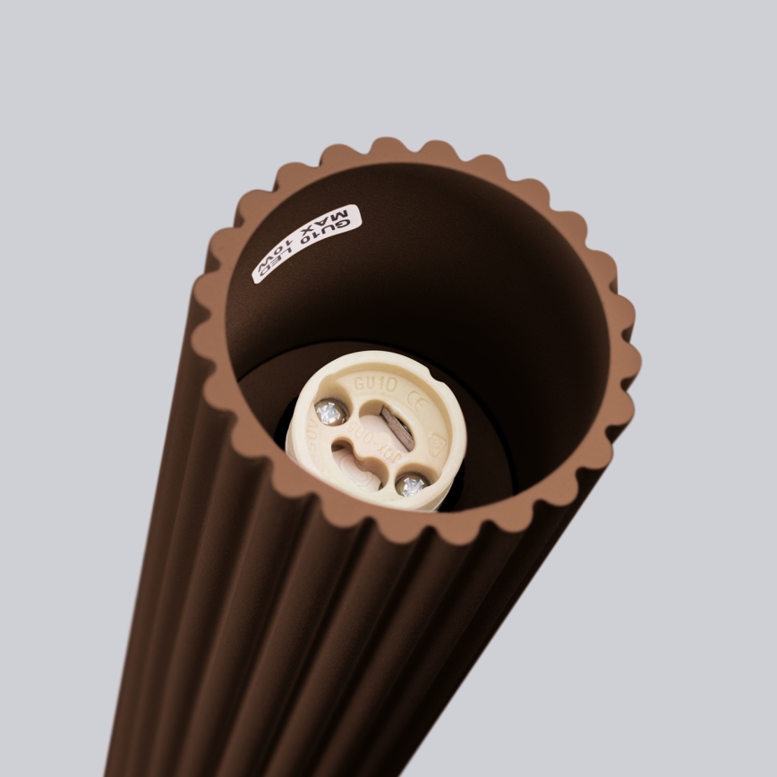 Brilagi - Spot LED CRESTO 1xGU10/10W/230V 10 cm castanho