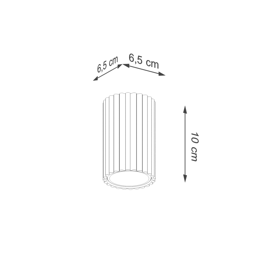 Brilagi - Spot LED CRESTO 1xGU10/10W/230V 10 cm creme