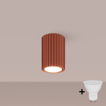 BRILAGI - Spot LED CRESTO 1xGU10/10W/230V 10 cm laranja