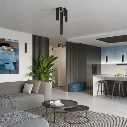 Brilagi - Spot LED CRESTO 1xGU10/10W/230V 10 cm preto