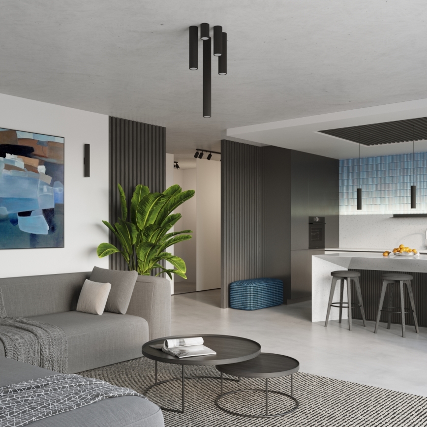 Brilagi - Spot LED CRESTO 1xGU10/10W/230V 10 cm preto