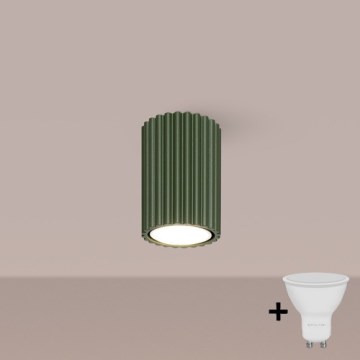 Brilagi - Spot LED CRESTO 1xGU10/10W/230V 10 cm verde