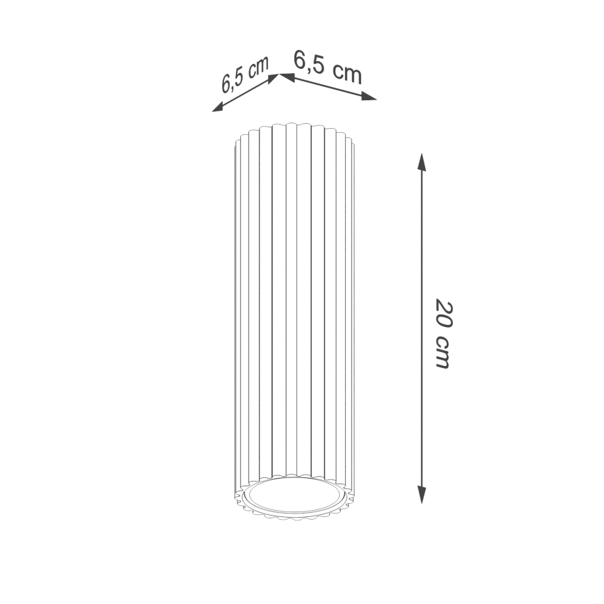 Brilagi - Spot LED CRESTO 1xGU10/10W/230V 20 cm branco