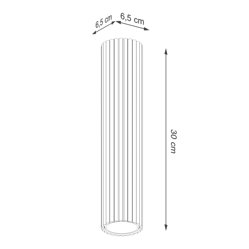 Brilagi - Spot LED CRESTO 1xGU10/10W/230V, 30 cm, vermelho