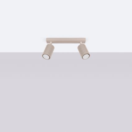 Brilagi - Spot LED CRESTO 2x GU10/10W/230V taupe