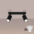 Brilagi - Spot LED CRESTO 2xGU10/10W/230V preto