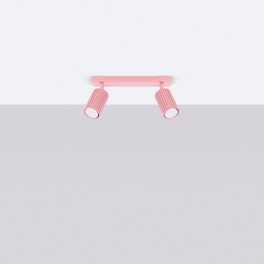 Brilagi - Spot LED CRESTO 2xGU10/10W/230V rosa