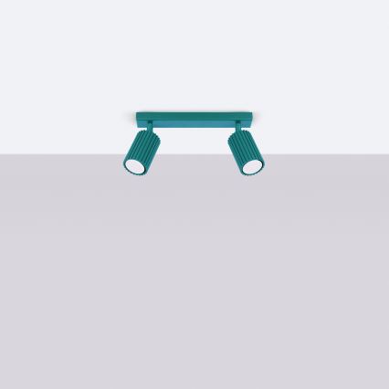 Brilagi - Spot LED CRESTO 2xGU10/10W/230V turquesa