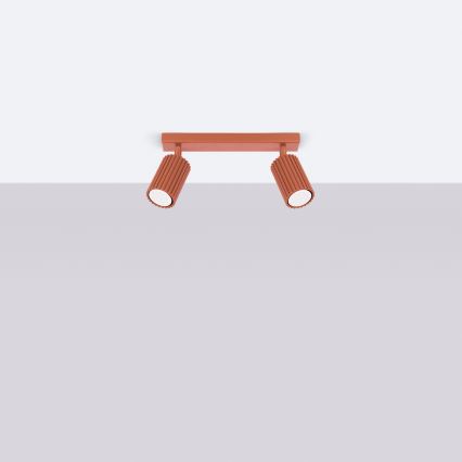 Brilagi - Spot LED CRESTO 2xGU10/10W/230V vermelho